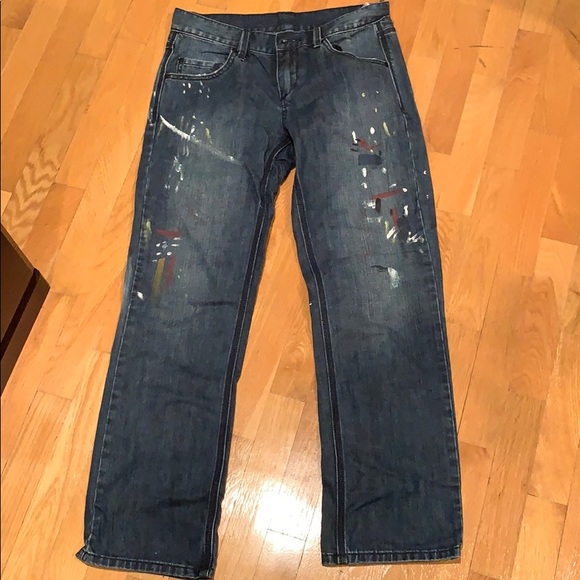 BCBG Billie paint splattered Jean size 26 - Picture 2 of 8